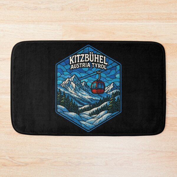 Item preview, Kitzbuhel Austria Gondola Stained Glass Art designed and sold by TomFrontierArt.