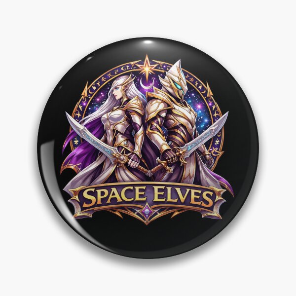 Item preview, Space Elves Fantasy Sci-Fi Warriors designed and sold by Forged in the Warp.