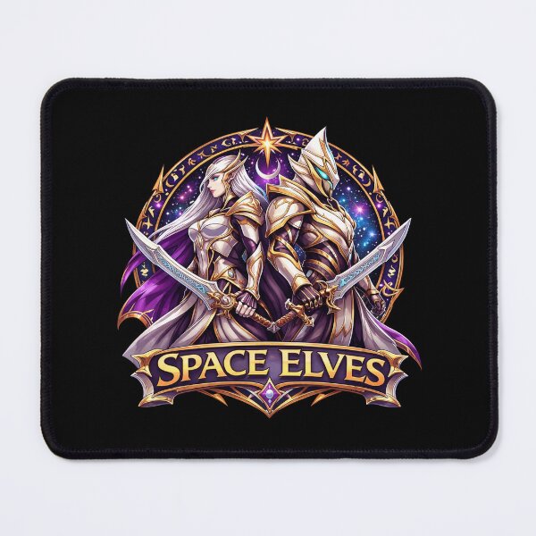 Item preview, Space Elves Fantasy Sci-Fi Warriors designed and sold by Forged in the Warp.