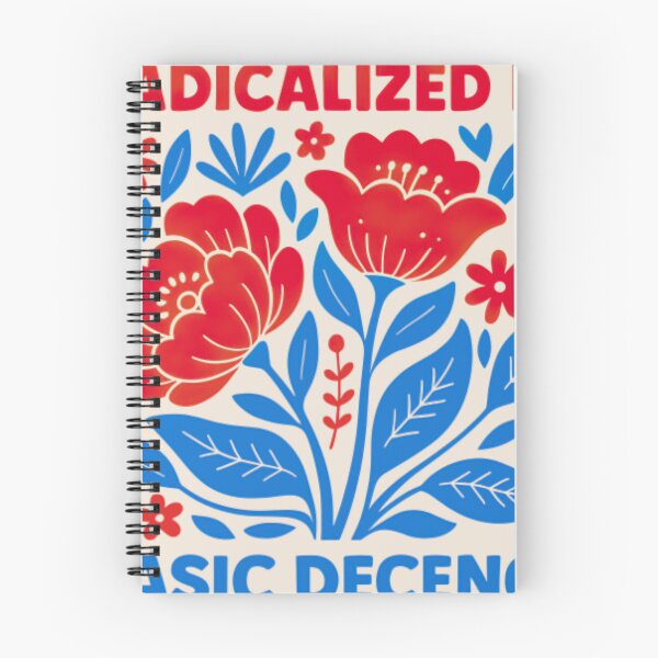 Item preview, Radicalized by Basic Decency Floral Protest Shirt, Feminist Activist Tee designed and sold by thudoando.
