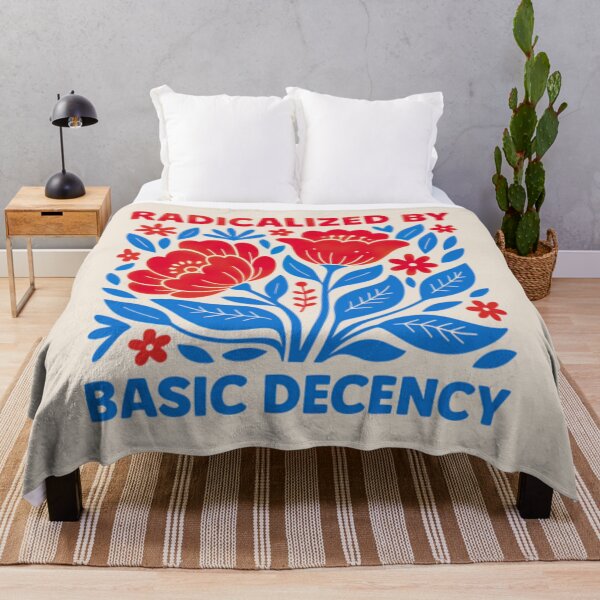 Item preview, Radicalized by Basic Decency Floral Protest Shirt, Feminist Activist Tee designed and sold by thudoando.