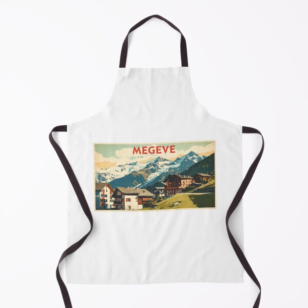 Item preview, Megève Haute-Savoie French Alps Summer Village Print designed and sold by Savoie & Co.