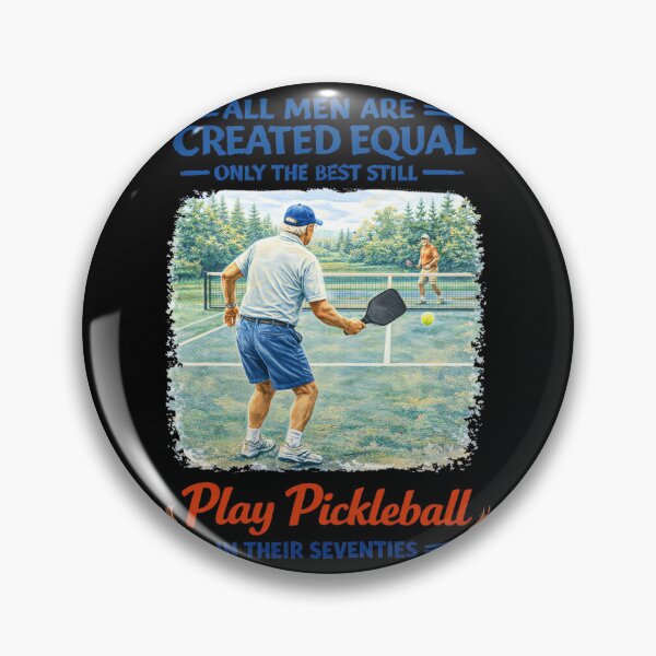 Item preview, Seventies Men Pickleball Player Vintage Quote designed and sold by EzraIBlankenshi.