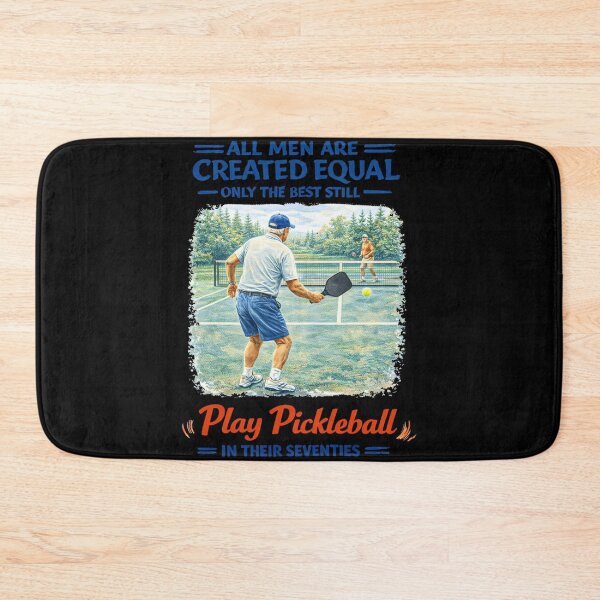Item preview, Seventies Men Pickleball Player Vintage Quote designed and sold by EzraIBlankenshi.