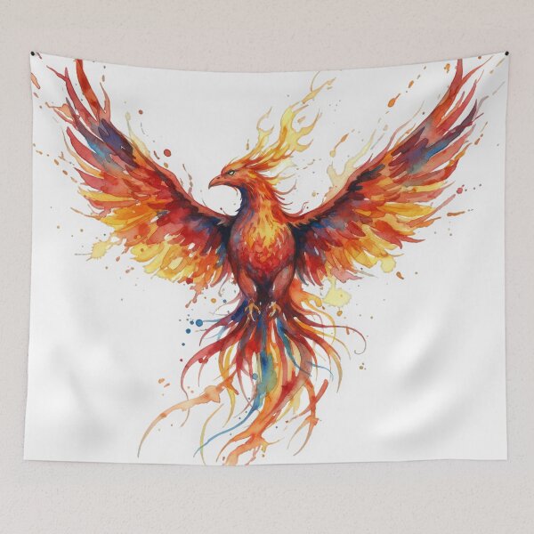 Item preview, Phoenix Rising From Flames designed and sold by YoneBall.