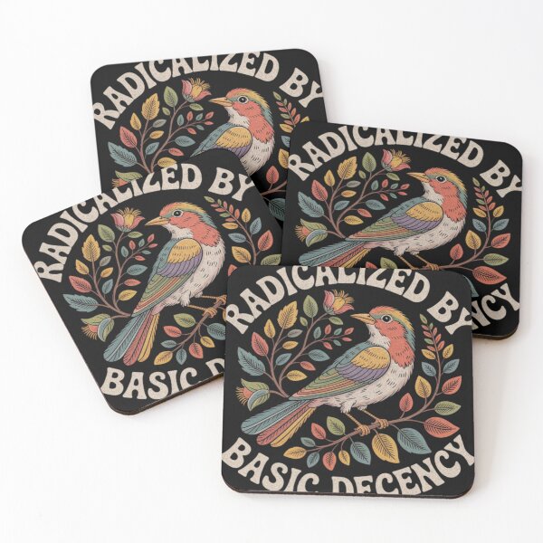Item preview, Radicalized by Basic Decency Vintage Bird Shirt, Social Justice Protest Tee designed and sold by thudoando.