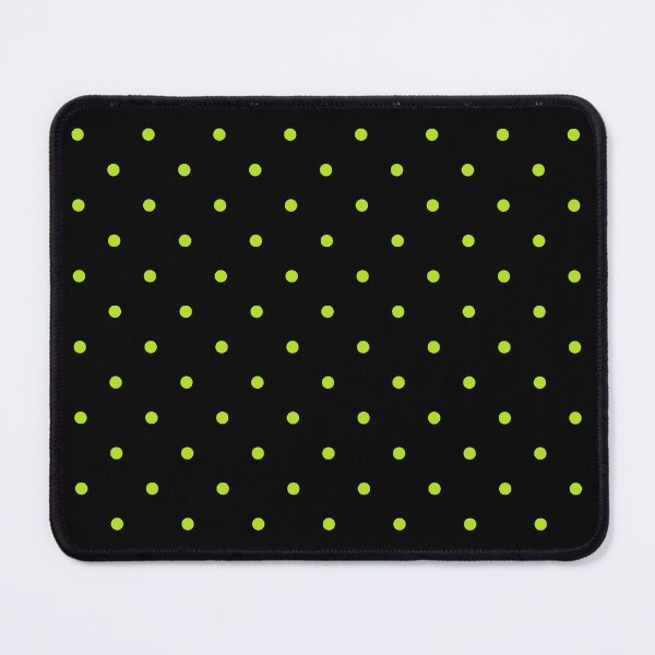 Item preview, Neon Lime Green Small Polka Dot On Black designed and sold by POLKAIWERX.
