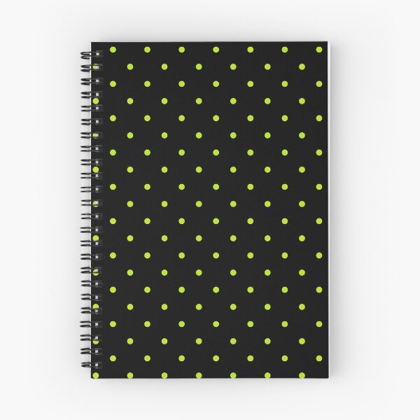 Item preview, Neon Lime Green Small Polka Dot On Black designed and sold by POLKAIWERX.