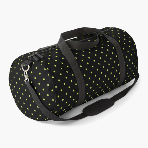 Item preview, Neon Lime Green Small Polka Dot On Black designed and sold by POLKAIWERX.