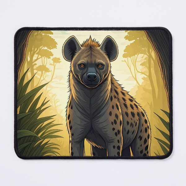 Item preview, Hyena in a Forest Clearing designed and sold by AICreativeArts.