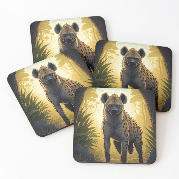 Item preview, Hyena in a Forest Clearing designed and sold by AICreativeArts.