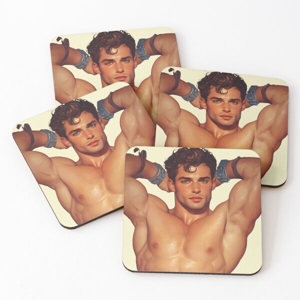 Item preview, Muscular Gay Male Portrait designed and sold by Shoot-The-Moon.