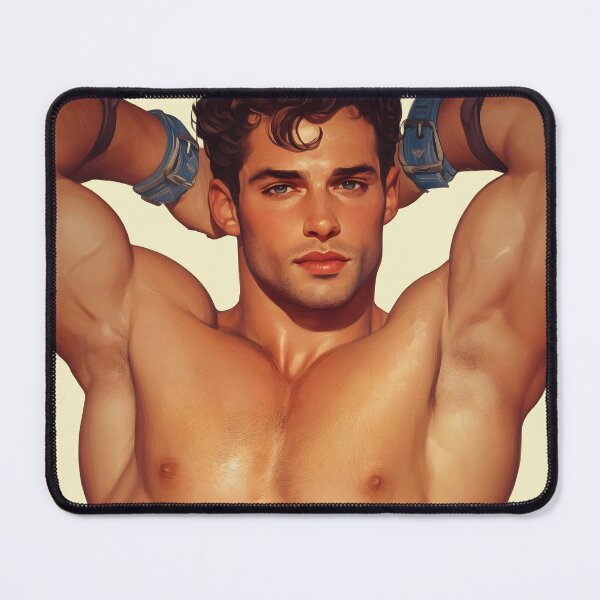 Item preview, Muscular Gay Male Portrait designed and sold by Shoot-The-Moon.