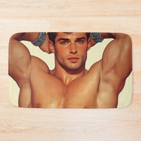 Item preview, Muscular Gay Male Portrait designed and sold by Shoot-The-Moon.