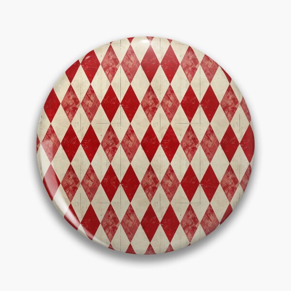 Item preview, Vintage Red Diamond Pattern designed and sold by LouieVanille.
