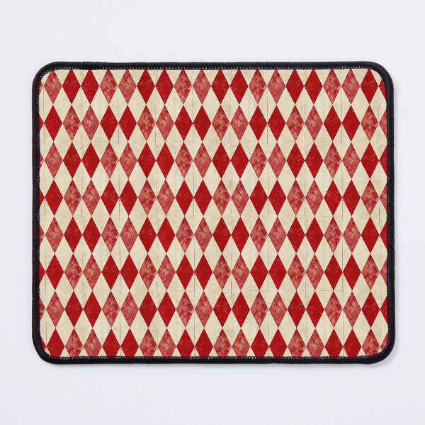 Item preview, Vintage Red Diamond Pattern designed and sold by LouieVanille.