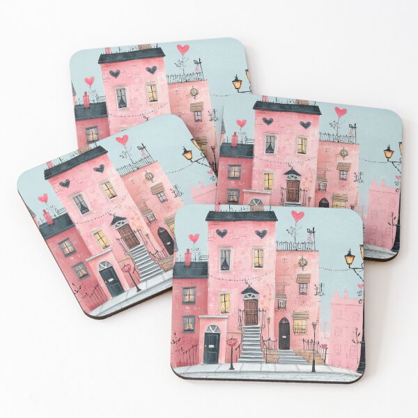 Item preview, Pink Hearts & Cobblestone Whispers designed and sold by Venon28.