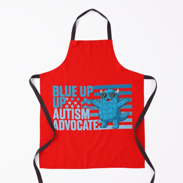 Item preview, Blue Up Autism Advocate Monster Puzzle USA Flag Autism Awareness designed and sold by SoftInk Studio.