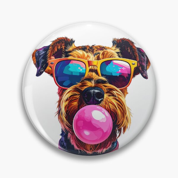 Item preview, Pop Art Airedale Terrier Portrait designed and sold by Motivburg.