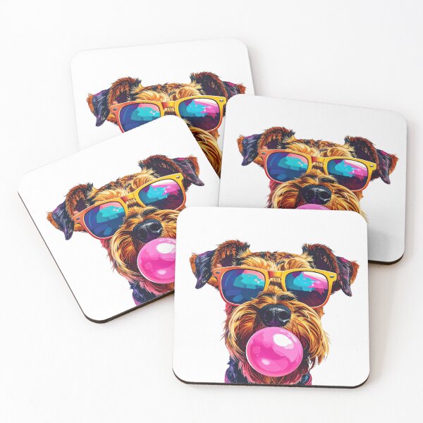 Item preview, Pop Art Airedale Terrier Portrait designed and sold by Motivburg.