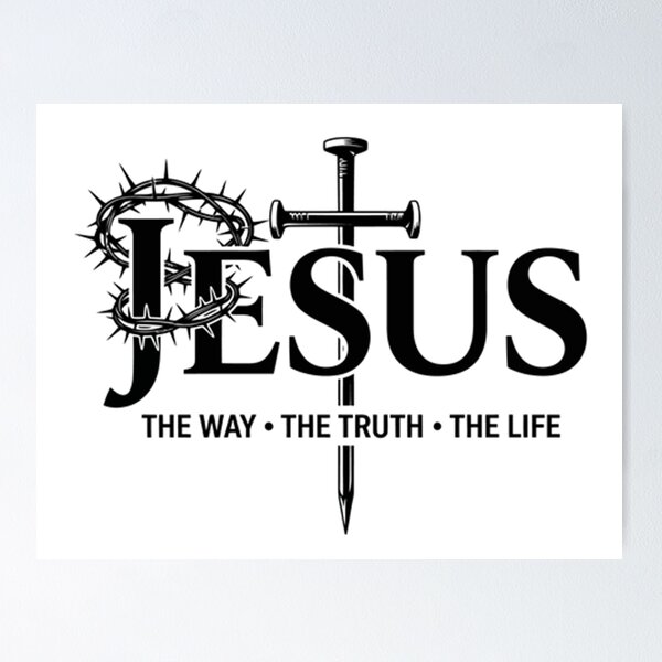 Item preview, Jesus the Way, Truth, Life designed and sold by Embers & Incense Co..