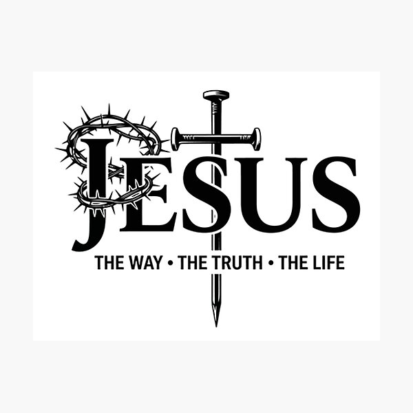 Item preview, Jesus the Way, Truth, Life designed and sold by Embers & Incense Co..