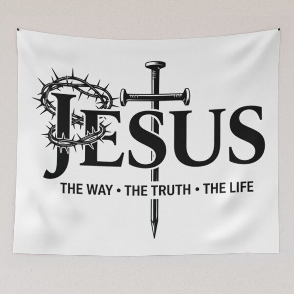 Item preview, Jesus the Way, Truth, Life designed and sold by Embers & Incense Co..