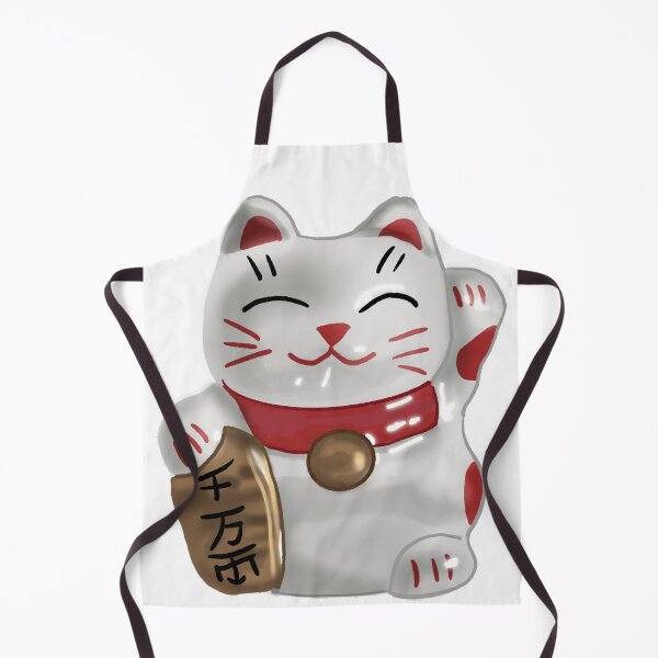Item preview, Maneki Neko Lucky Cat - Japanese Beckoning Cat Illustration designed and sold by natmi.art.