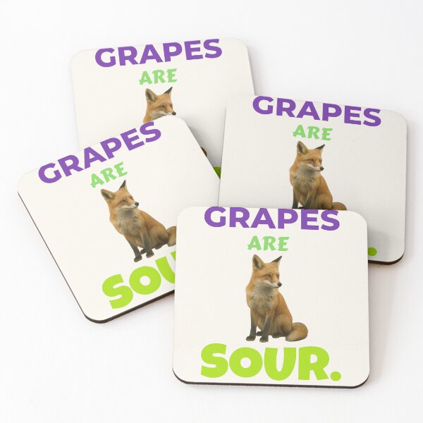 Item preview, FOX: GRAPES ARE SOUR. designed and sold by adamjourney.
