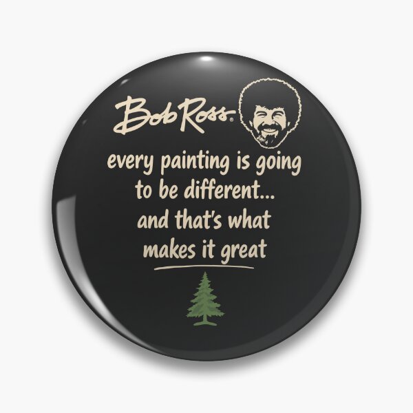 Item preview, Bob Ross designed and sold by ChunkByChunk.