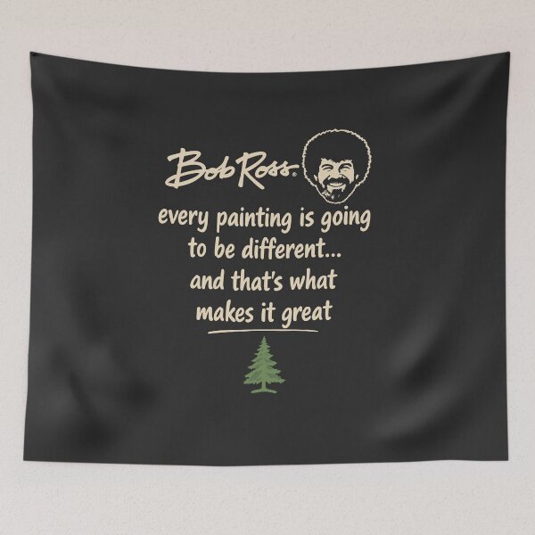 Item preview, Bob Ross designed and sold by ChunkByChunk.
