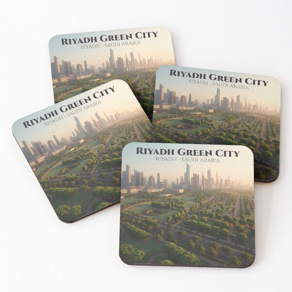 Item preview, Riyadh Green City Saudi Arabia — Saudi Green Initiative Wall Art  Print, Modern Riyadh Travel Poster, KSA Vision 2030 Decor designed and sold by GoldenVerseArt.