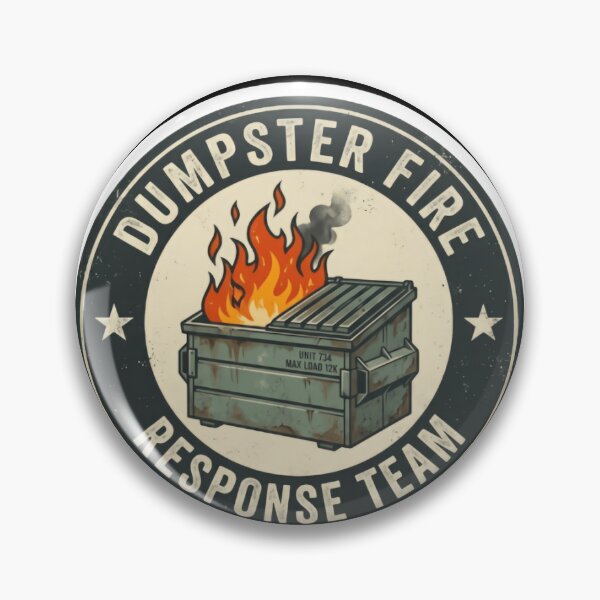 Item preview, Dumpster Fire Response Team Leader Certified Disaster Coordinator designed and sold by SkeletonsDanger.