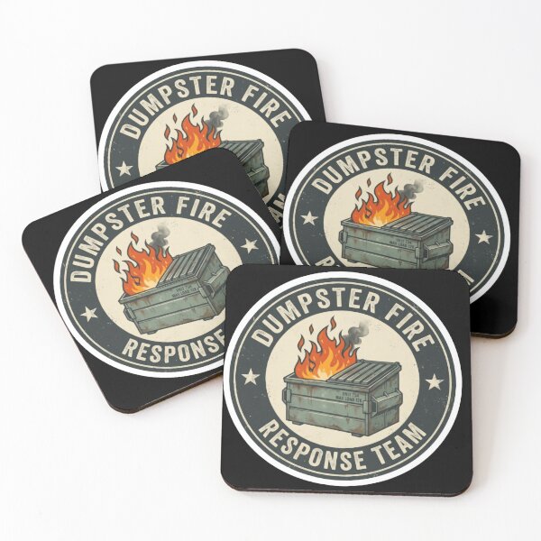 Item preview, Dumpster Fire Response Team Leader Certified Disaster Coordinator designed and sold by SkeletonsDanger.