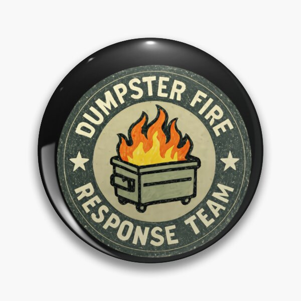 Item preview, Dumpster Fire Response Team Leader Chief Of Workplace Chaos designed and sold by SkeletonsDanger.