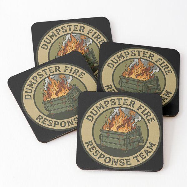 Item preview, Dumpster Fire Response Team Leader Surviving Daily Meltdown Moments designed and sold by SkeletonsDanger.