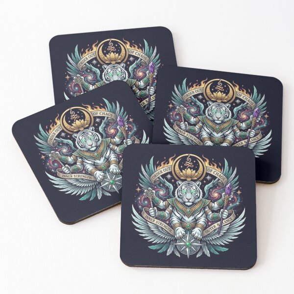 Item preview, Urban King – Mystical White Tiger Emblem designed and sold by Dogandesighn.