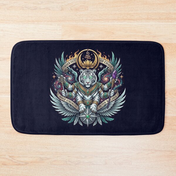 Item preview, Urban King – Mystical White Tiger Emblem designed and sold by Dogandesighn.