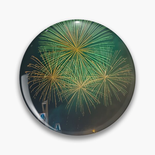 Item preview, Saudi National Day Fireworks Riyadh Saudi Arabia — Kingdom Centre  Tower Wall Art Print, Celebration Poster, KSA National Day Decor designed and sold by GoldenVerseArt.