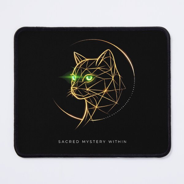 Item preview, Sacred Cat – Mystery Within designed and sold by PrimalGeometry.