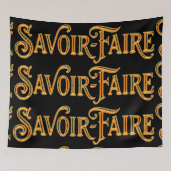 Item preview, French expression ‘Savoir-Faire’ citrus texture designed and sold by Alan-David.