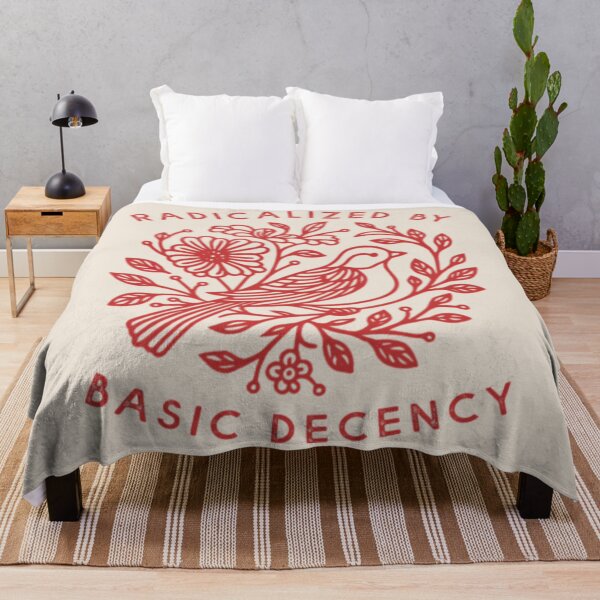 Item preview, Radicalized by Basic Decency Floral Activist Shirt, Progressive Protest Tee designed and sold by thudoando.