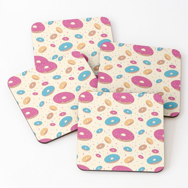 Item preview, Colorful Iced Donuts With Sprinkles Pattern designed and sold by Pevkay97.