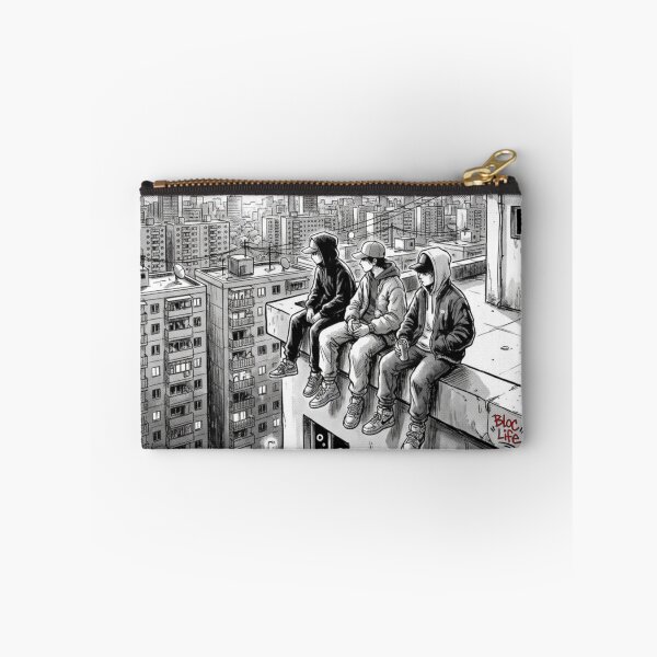 Item preview, Bloc Life – Rooftop Dreams Urban Manga Scene designed and sold by PLUSHIWORLDtm.