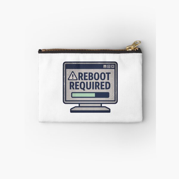 Item preview, Reboot Required Retro Tech Humor Design designed and sold by ReplaySociety.