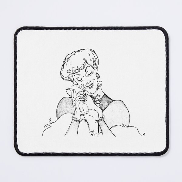 Item preview, Aristocratic Cat Black and White Illustration · Duchess & Madame Adelaide · Classic Animation Inspired · Vintage Character Art designed and sold by Atropa Parcae.