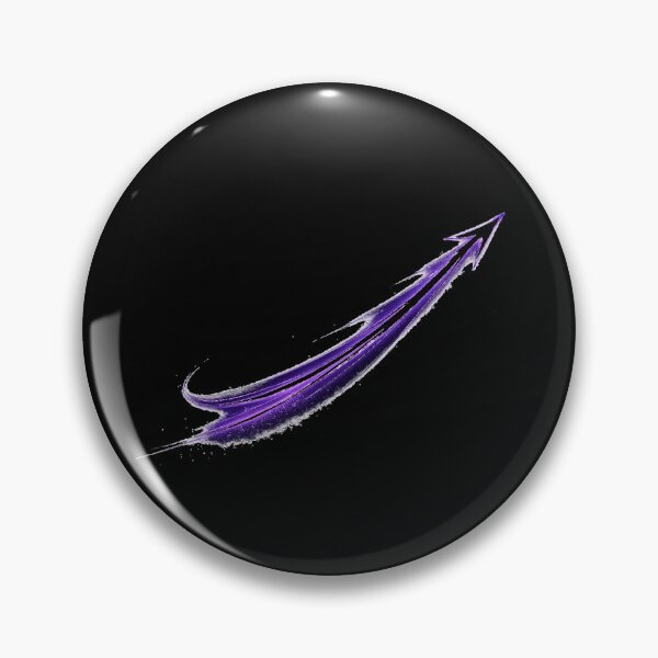 Item preview, Keep Moving Forward – Purple Energy Arrow designed and sold by Chameleon by Ewa .