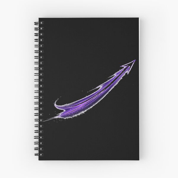 Item preview, Keep Moving Forward – Purple Energy Arrow designed and sold by Chameleon by Ewa .