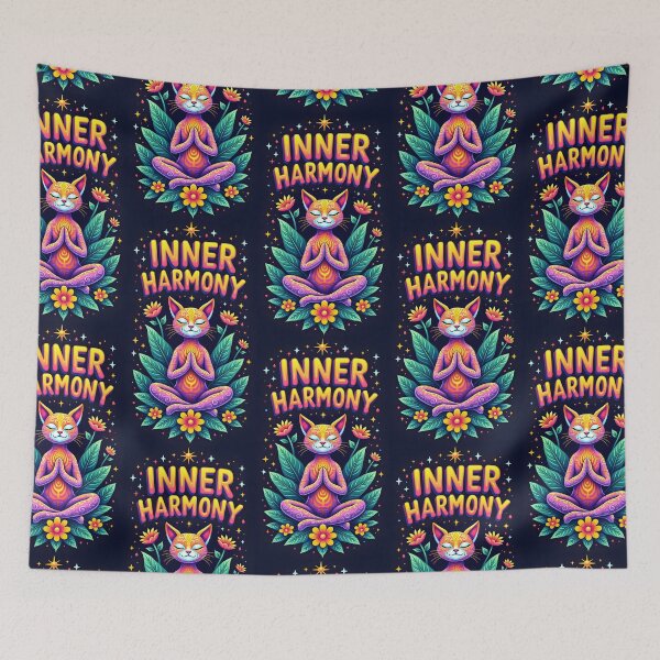 Item preview, Inner Harmony Cat designed and sold by Creative Line Prints.