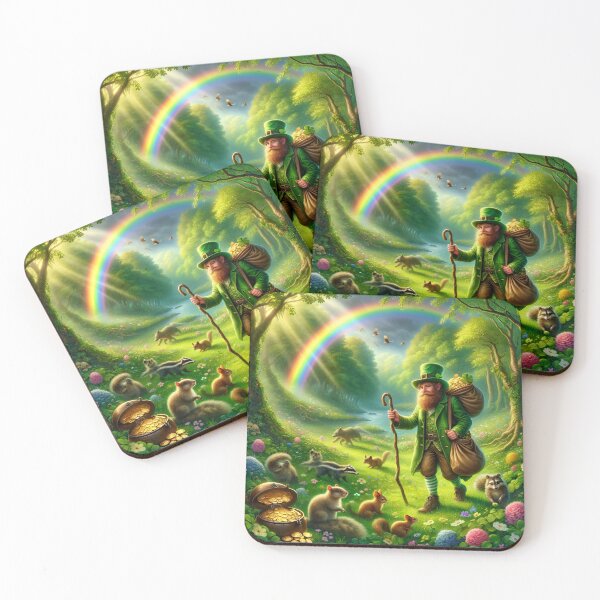 Item preview, Leprechaun Rainbow Forest Adventure designed and sold by NancyzKreations.